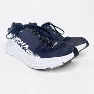 Hoka One One Rincon 2 Black White Running Shoes Size 11 Men’s